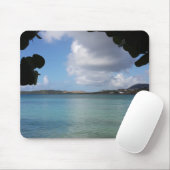 Onder Zee Grape met Turquoise Ocean Uitzicht Muismat (Met muis)