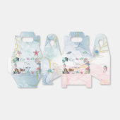 Onder zee Mermaids kinderen jarig Bedankdoosjes (Uitgevouwen)