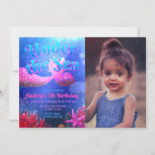 Onder zee met foto landschap kaart (Voorkant)