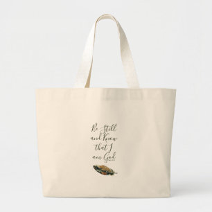 Onder Zijn vleugels, Psalm 46 Grote Tote Bag