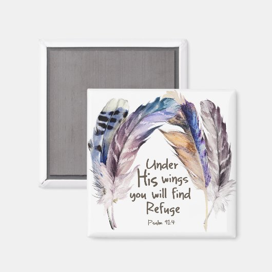 Onder Zijn vleugels vindt u toevlucht, Magnet Magneet (Voorkant / Achterkant)