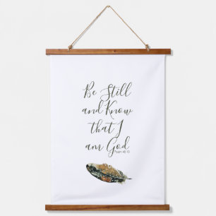 Onder Zijn vleugels Waterverf Veer Poster Psalm Hangend Wandkleed