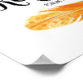 Onder Zijn Wings Art Print (Hoek)