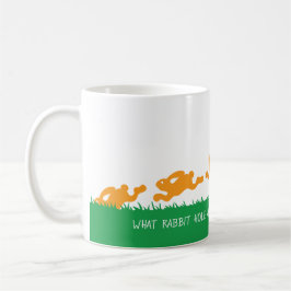 Onderaan de konijnengat Mok