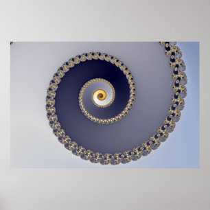 Onderaan - Fractal Poster
