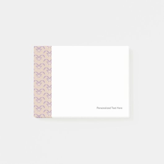 Onderaan het lavenderpatroon post-it® notes (Voorkant)