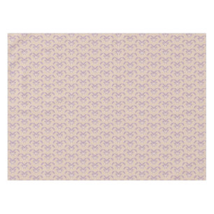 Onderaan het lavenderpatroon tafelkleed