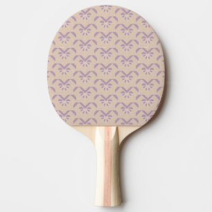 Onderaan het lavenderpatroon tafeltennisbatje
