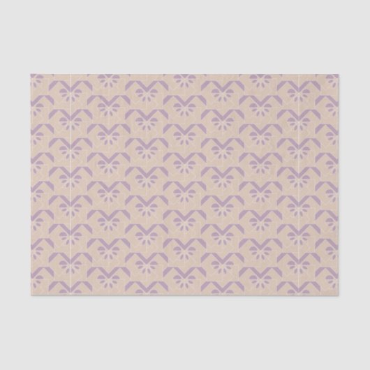 Onderaan het lavenderpatroon tissuepapier (Voorkant)