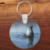 Onderaan staat omhoog sleutelhanger (Voorkant)