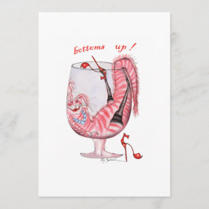 onderaan, tony fernandes-uitnodiging kaart