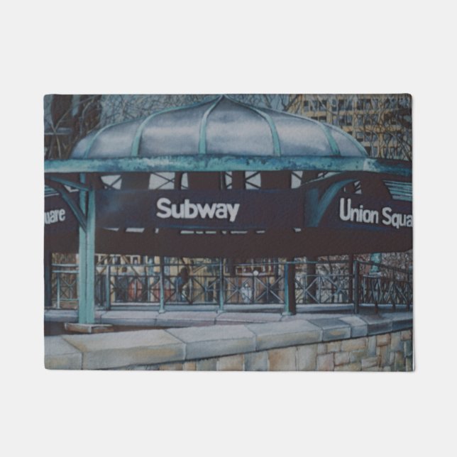 Onderaardse blauwvintonijn deurmat (Voorkant)