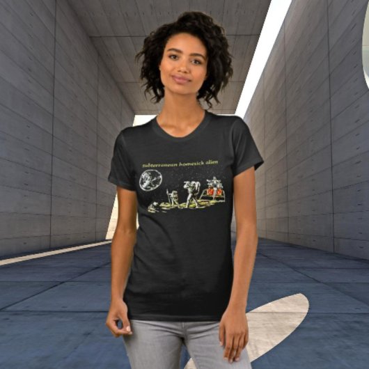 Onderaardse heimwee alien - Radiohead T-shirt