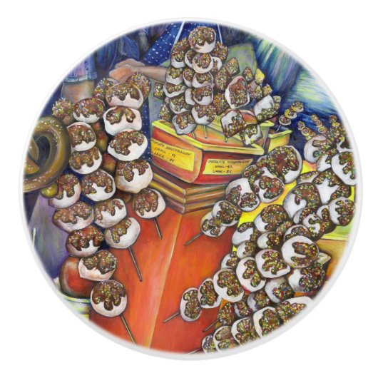 Onderafdeling Ruimte en handel Keramische Knop (Voorkant)