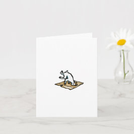 "Onderbreek het naar beneden", blanco wenskaart Kaart