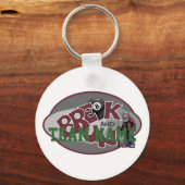 Onderbreken en rennen sleutelhanger (Voorkant)