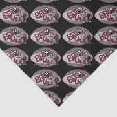 Onderbreken en rennen tissuepapier (Detail)