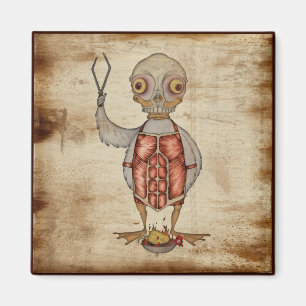 Onderdek BBQ Duck Magnet Magneet