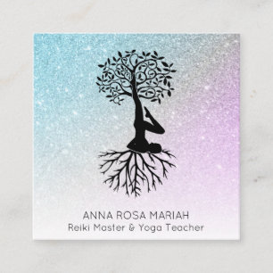 *~* ONDERDELEN HOUDEN- lotus Vierkante Visitekaartje