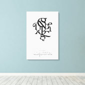 Onderdelen van een personage 20 x 30 canvas afdruk (Insitu (Houten vloer))