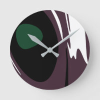 Onderdompeling: Abstract Zwart, Wit, Paarse & Groe