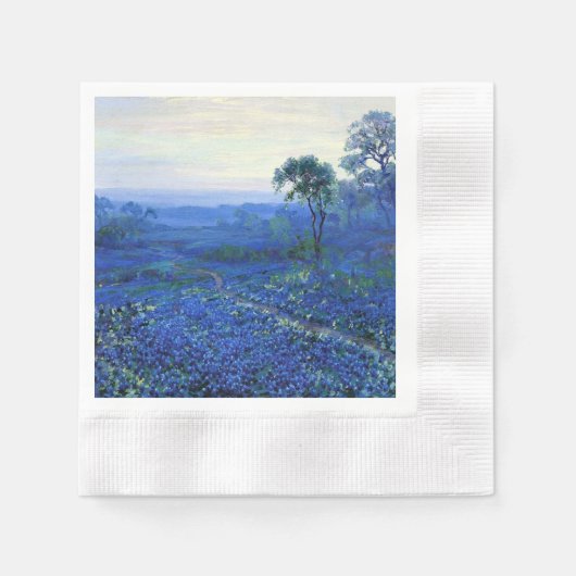 Onderdonk - Bluebonnet landschap met Cacti, Servet (Voorkant)