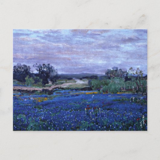 Onderdonk - Bluebonnets at Twilight 1922 Briefkaart (Voorkant)