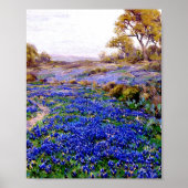 Onderdonk - Bluebonnets bij Twilight Poster (Voorkant)