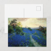 Onderdonk - Carte postale du champ de bleuets (Devant / Derrière)