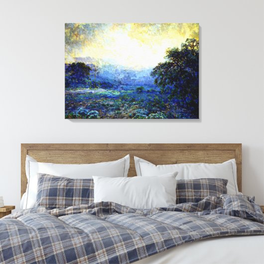 Onderdonk - Dawn in the Hills Canvas Afdruk (Insitu (Slaapkamer))