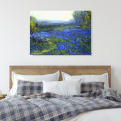 Onderdonk - Goedemorgen in de Bluebonnets Canvas Afdruk (Insitu (Slaapkamer))