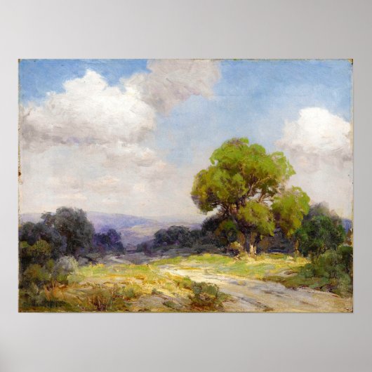 Onderdonk - Morning in Hills Southwest Texas Poster (Voorkant)