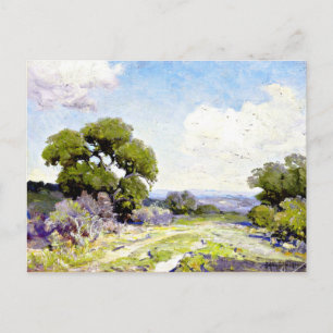 Onderdonk-Morning in the Live Oaks, Boerne, Texas Briefkaart