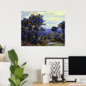 Onderdonk - Mountain Laurel in Bloom Poster (Thuiskantoor)