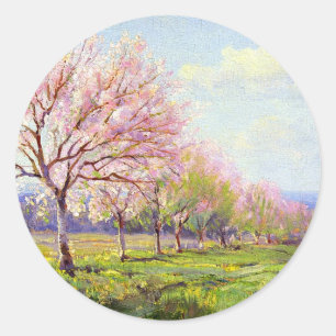 Onderdonk - Peach Orchard Ronde Sticker