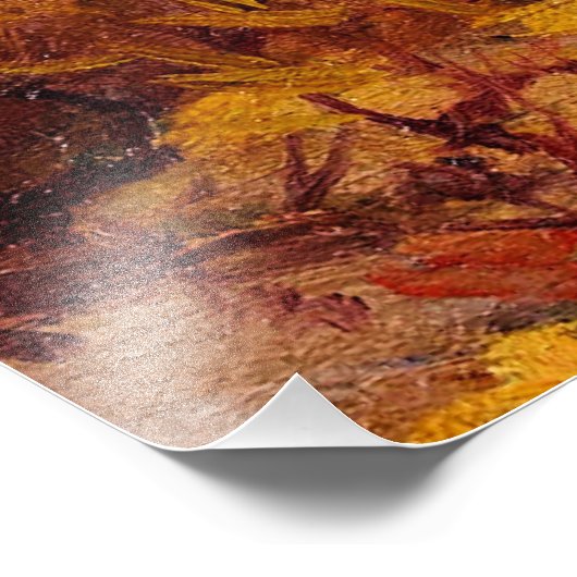 Onderdonk - Vliegende schaduwen, landschapsschilde Foto Afdruk (Hoek)