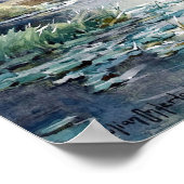 Onderdonk - Zonder titel Landschap Poster (Hoek)