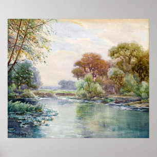 Onderdonk - Zonder titel Landschap Poster