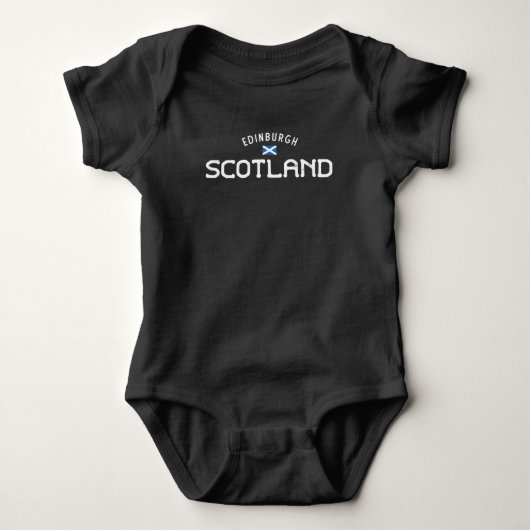 Onderdruk Edinburgh Schotland Romper (Voorkant)