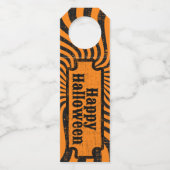 Onderdruk Halloween Flessenhanger (Voorkant)