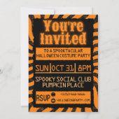 Onderdruk Halloween Kaart (Achterkant)