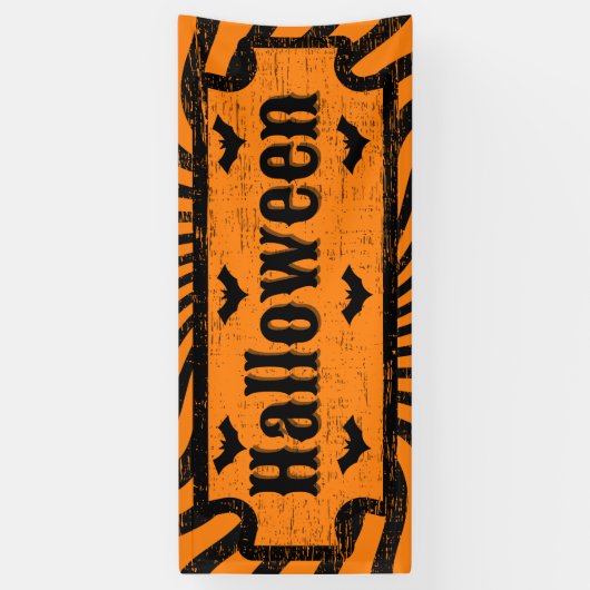 Onderdruk Halloween Spandoek (Verticaal)