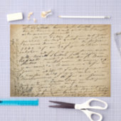 Onderdruk  handgeschrifte ontkoppeling van script tissuepapier (Craft)