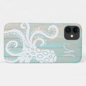 Onderdruk Kieuwhout - Octopus - monogram Case-Mate iPhone Case (Achterkant (horizontaal))