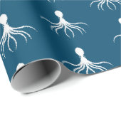 Onderdruk octopus-ontwerp - Matte verlooppapier Cadeaupapier (Rol Hoek)