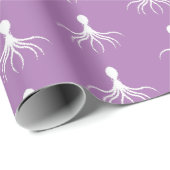 Onderdruk octopus-ontwerp - Matte verlooppapier Cadeaupapier (Rol Hoek)