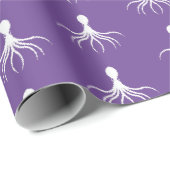 Onderdruk octopus-ontwerp - Matte verlooppapier Cadeaupapier (Rol Hoek)