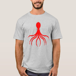 Onderdruk octopusontwerp - Mannen Basic T-Shirt