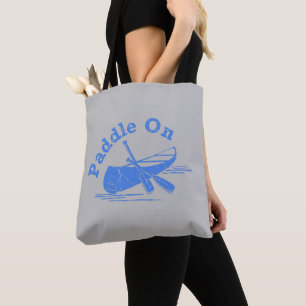 Onderdruk peddel op ontwerp - All-Over-Print Tas