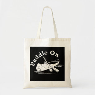 Onderdruk peddel op ontwerp - Canvas tas